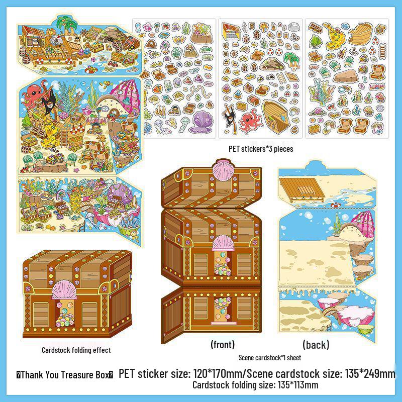 Ink Words Landscaping 3D Stickers: Infeel.Me 20th Edition DIY Fun
