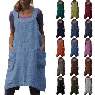 Nuovi Pantaloni Lunghi Larghi alla Moda da Donna in Cotone e Lino per il Tempo Libero
