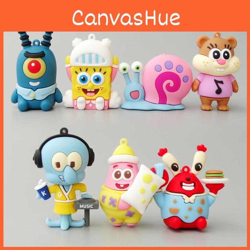 Spongebob Patrick Squarepants Star Plankton Action Figure Model Decorations Gift