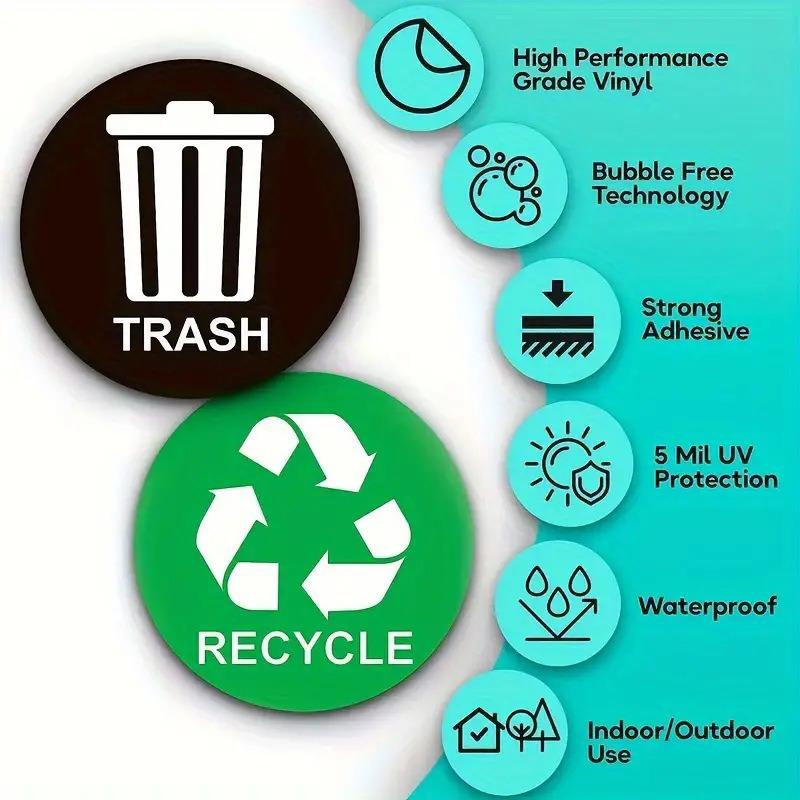 Recycling garbage classification stickers