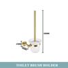 Brushed Gold 304 Stainless Steel Bathroom Set: Knurled Towel Rack, Towel Bar, Paper Holder, and Coat Hook