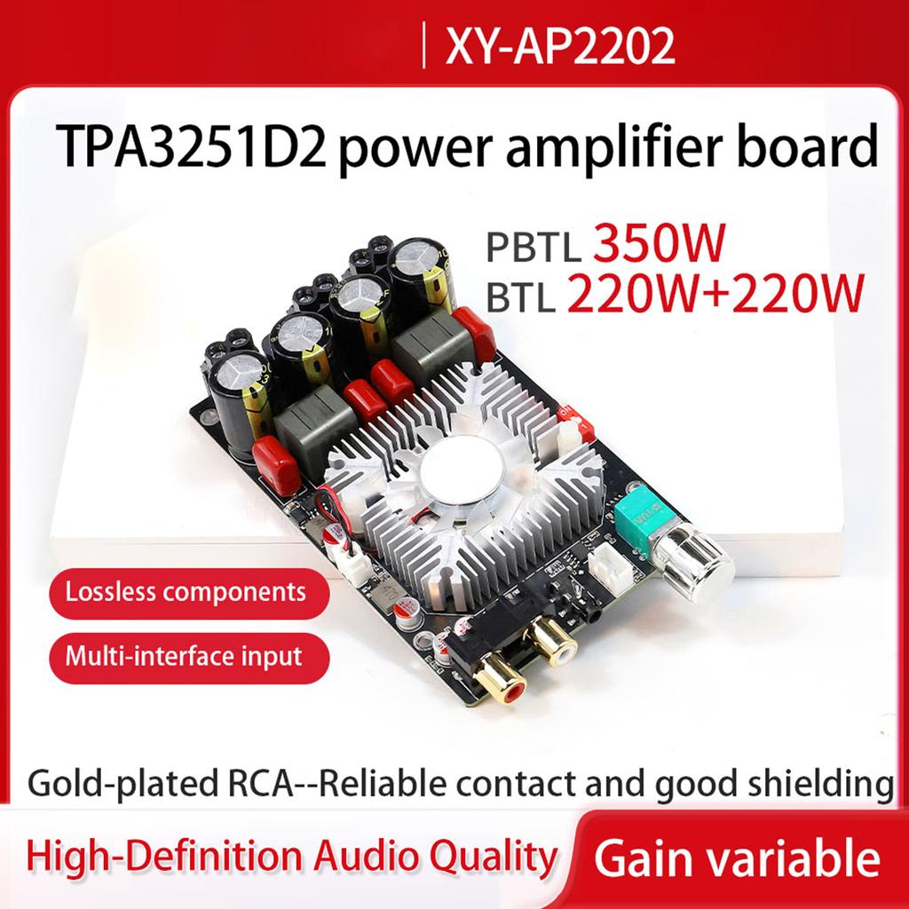 Powerful 220W Per Channel Amplifier Fit for Audiophiles Seeking HiFi Sound Experience Studio Stage Home Theater Systems