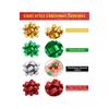 Star Ribbon Merry Christmas Earrings Snowflake Wrap Bow Stud Earrings  Girls