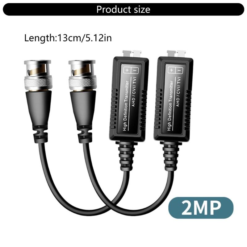 Hochauflösende AHD/CVI/TVI Twisted-Pair Video-Sender BNC CCTV Video Balun für TVI AHD Signal