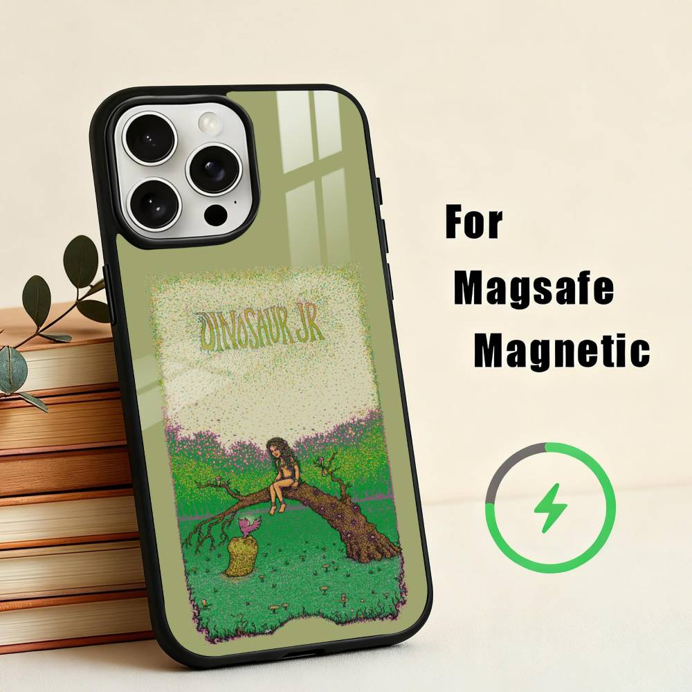 

Alternative Rock Dinosaur Jr. Band Phone Case For iPhone17,16,15,14,13,12,11 Plus,For Magnetic Wireless Charge Cover iPhone17Promax