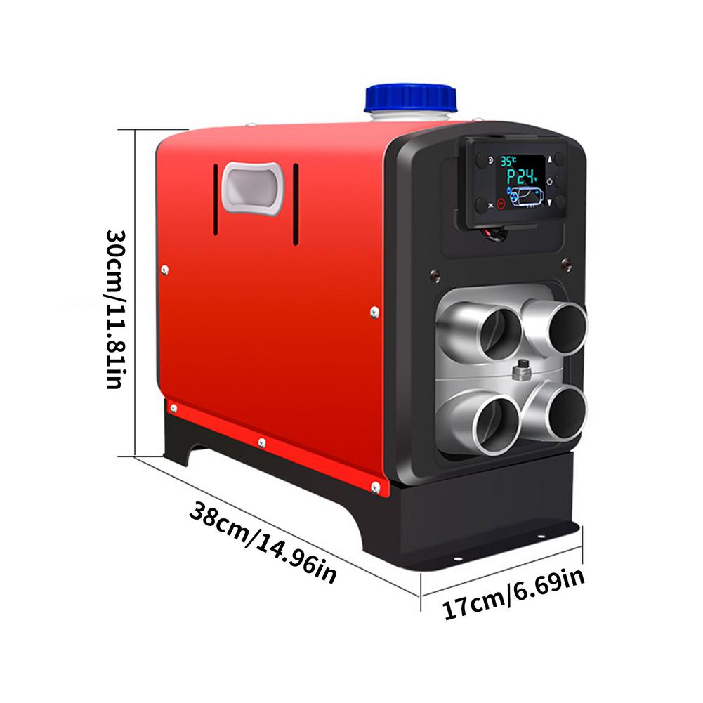 12V 8KW All Heater Adjustable Integrated Air Parking Warmer For Trucks Motor-Homes Boats Bus+LCD Key Switch