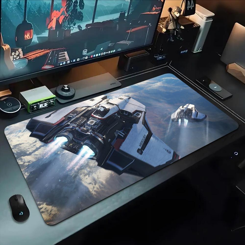 Gra star citizen Podkładka pod mysz 500X1000 mm Duża podkładka pod mysz gamingową Gamer XL Gumowa Otaku Podkładka pod klawiaturę Mata na biurko do laptopa