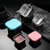 304 Stainless Steel Sauce & Salad Dressing Container with Silicone Lid - Leakproof Square Snack Lunch Box