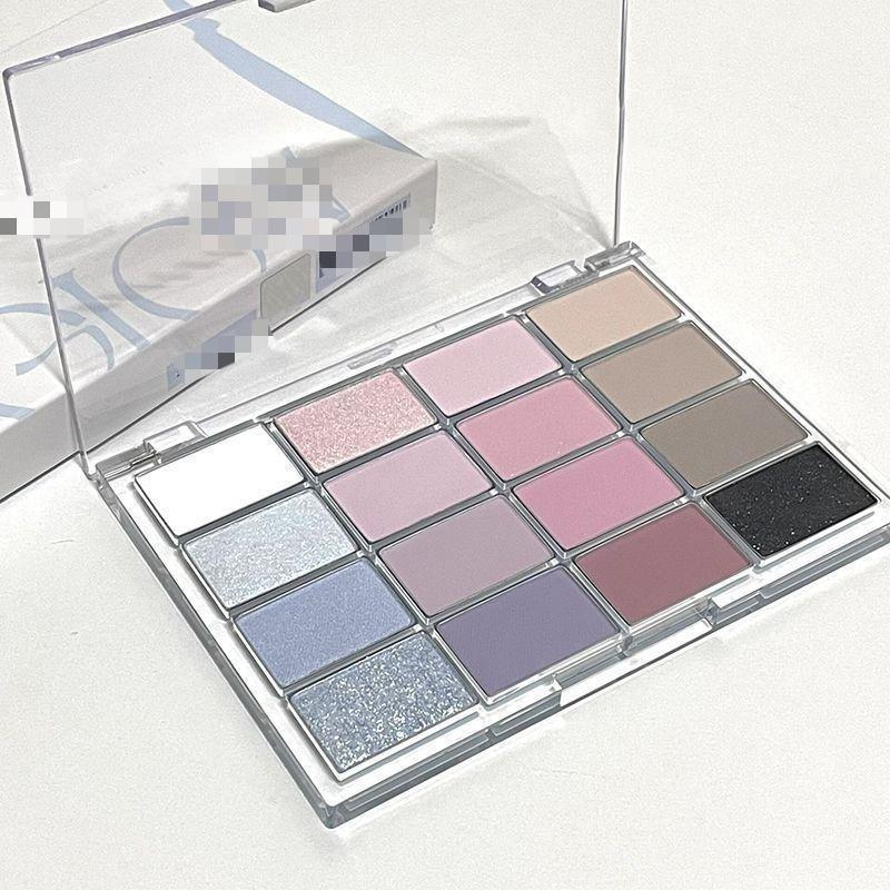 Sixteen Color Eyeshadow Pearlescent Matte Fine Glitter Low Saturation Earth Tone Daily Korean Palette Eyes Makeup