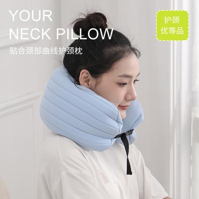 U-shaped Pillow Soft Pp Cotton Filled Multi-functional Nap Neck Pillow Travel Portable Neck Pillow Aircraft Pillow Neck Pillow