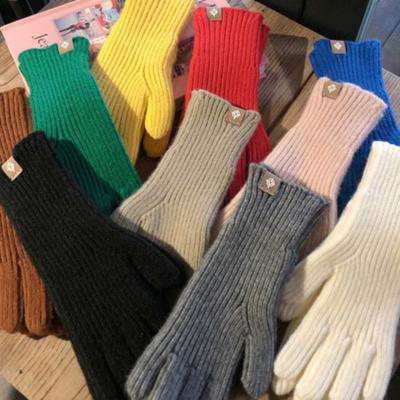 LALA Finger Touch Strick-Handgelenkshandschuhe