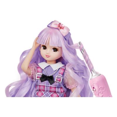 TAKARA TOMY Licca-chan-Puppe aus Kunststoff, Rainbow Curl, Licca-chan-Anziehspielzeug für Mädchen ab 3 Jahren