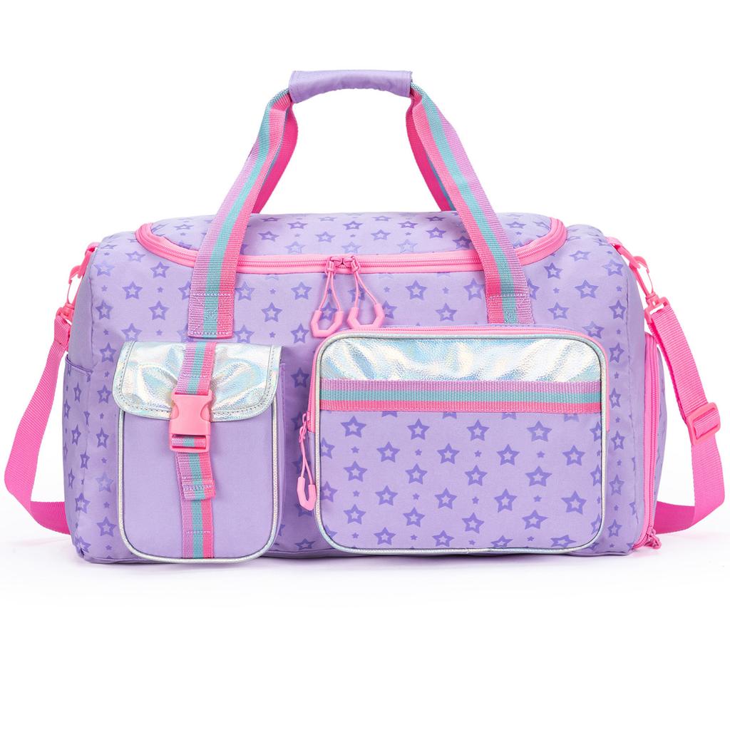 Kinder Reisetasche Mädchen Damen Reisetasche Geschenke Übernachtungstasche für Mädchen Damen Tragetasche Übernachtungstaschen für Mädchen Fitnessstudio Tanztaschen mit Schuh