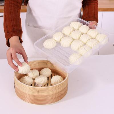Food Preservation Refrigerator Plastic Storage Box Freezer Container with Lid