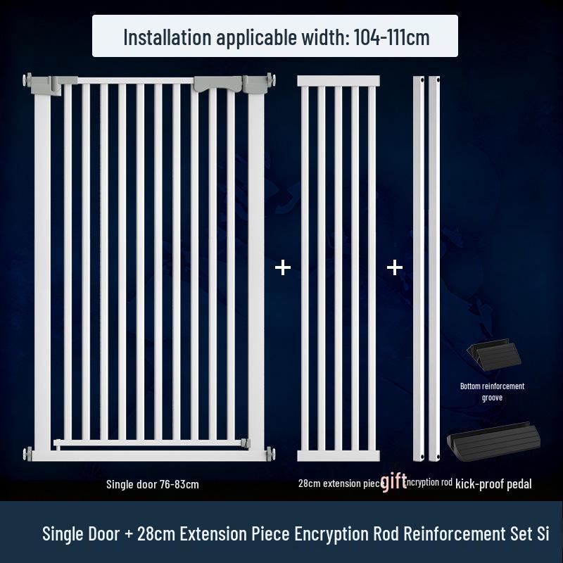 Cat Door Barrier: Auto-Close Pet Gate for Indoor, Balcony, or Stairway - No Drilling Needed
