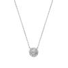 Collier - LUXENTER - Adhel - Argent 925 - Zircons Brillants - Plaqué Rhodium