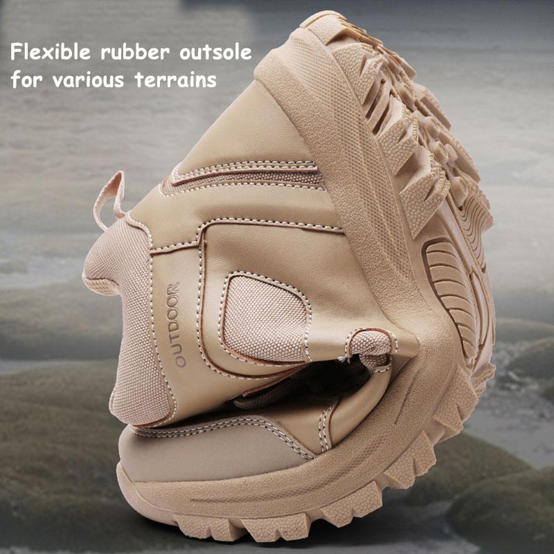Herren-High-Top-Wanderschuhe, Kampfstiefel, rutschfeste und verschleißfeste Outdoor-Schuhe, große Größe 39–48