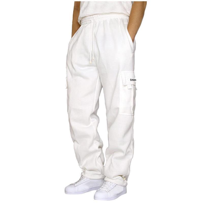 Moderne Herren-Sport-Freizeithose mit elastischen Bündchen und mehreren Taschen