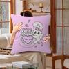 E-Esther Bunny Cartoon Cushion Cover Decorative Pillow Sofa Home Decor Case Pillow Cases