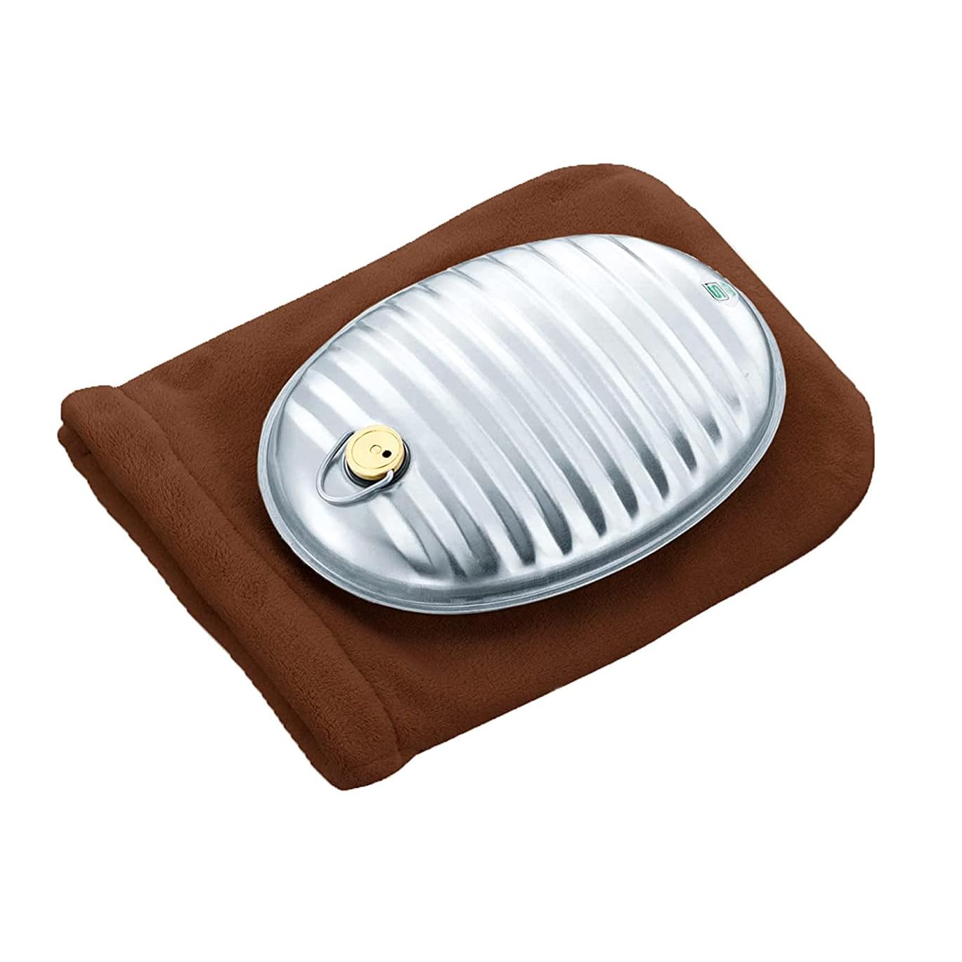 

Грелка Maruka A-Ace, 2,5 л, с чехлом, коричневая, подходит для прямого нагрева, подходит для индукционных плит, сделано в Японии, оцинкованное железо