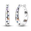 New 925 Sterling Silver Star Moon Earrings for Women Sparkling Zircon Ear Studs Luxury Romantic Fine Jewelry Gift for Girl