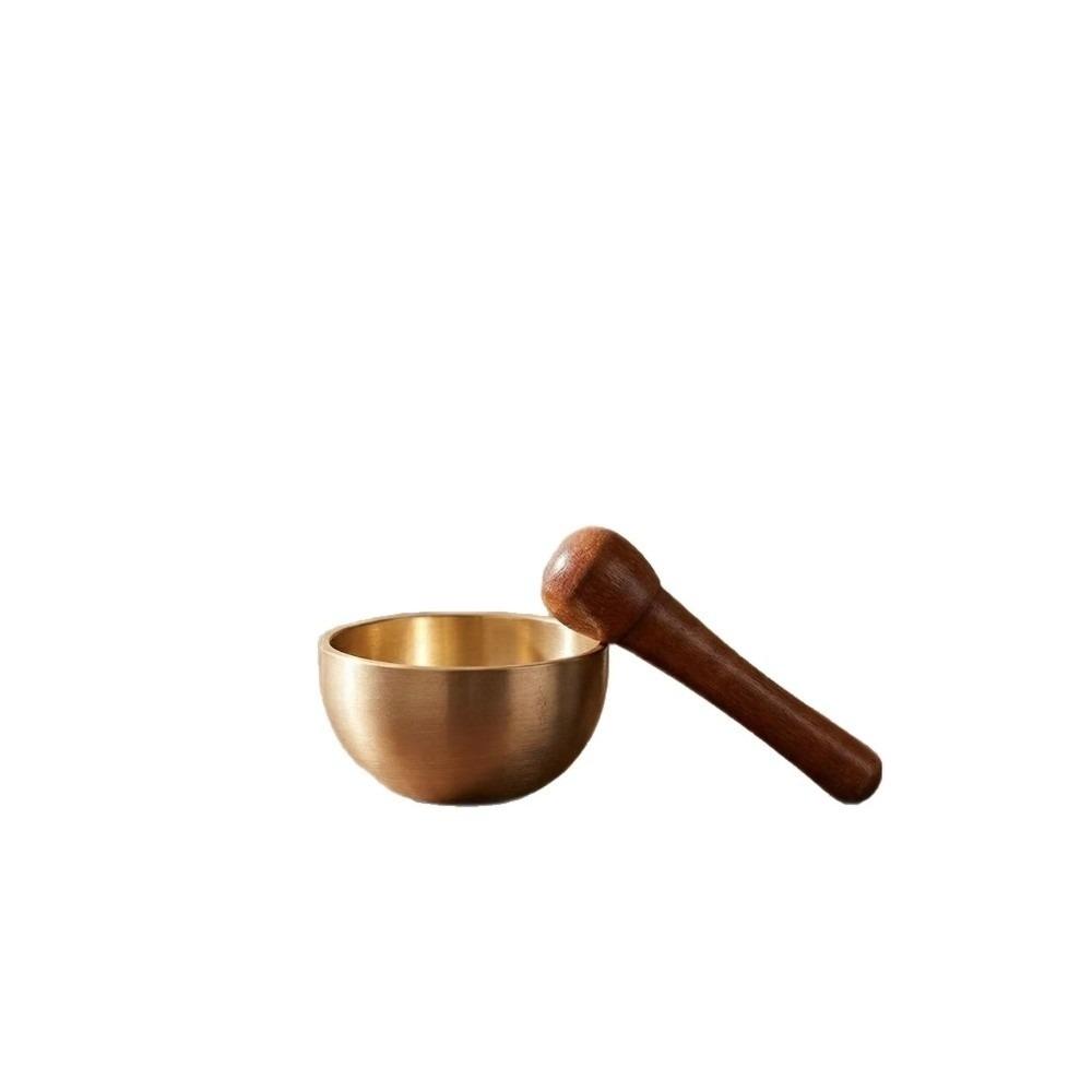 Sandalwood Harmonious Sound Meditation Sound Bowl Hand Therapy Design Copper Chant Bowl 1pcs