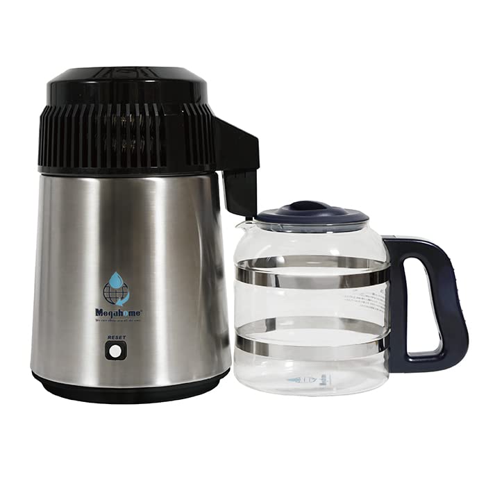 

Distilled Water Bottle Magnetic Power Cord Type Pure Pot Manufactured by Taiwan Mega Home Black Stainless Steel New Glass Container Navy Porcelain