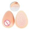 Fragrance-Infused Teardrop Silicone Breast Forms CE Certified Unisex Adjustable Velcro Straps Soft Realistic Prosthetic Natural