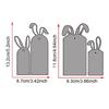Easters Rabbits Label Cutting Dies for Scrapbooking Card Making Decorations Carbon Steel Die Cuts Embossing Stencils