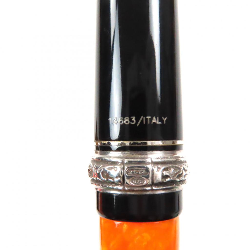 Harika DELTA dolma kalem DOLCEVITA DolceVita Mini Siyah turuncu 14K erkek 14683 Kullanılmış