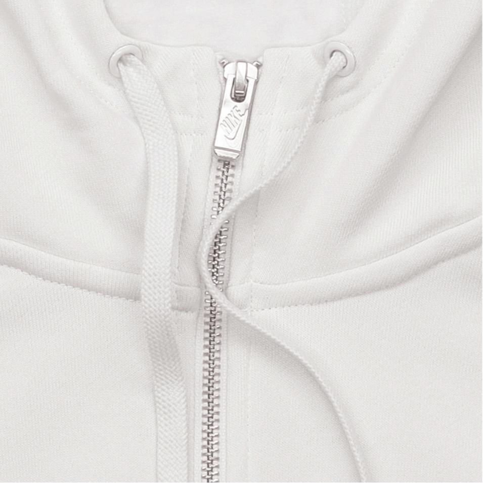 Nike Sweatshirts Men's White Hooded Moderate Cardigan FJ1320-030