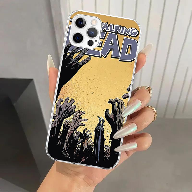 The Walking Deads TV Phone Case for Iphone 16 15 14 13 12 Mini 11 Pro Max 16E X XS XR 7 Plus 8 SE 2020 Soft Funda Print Shell