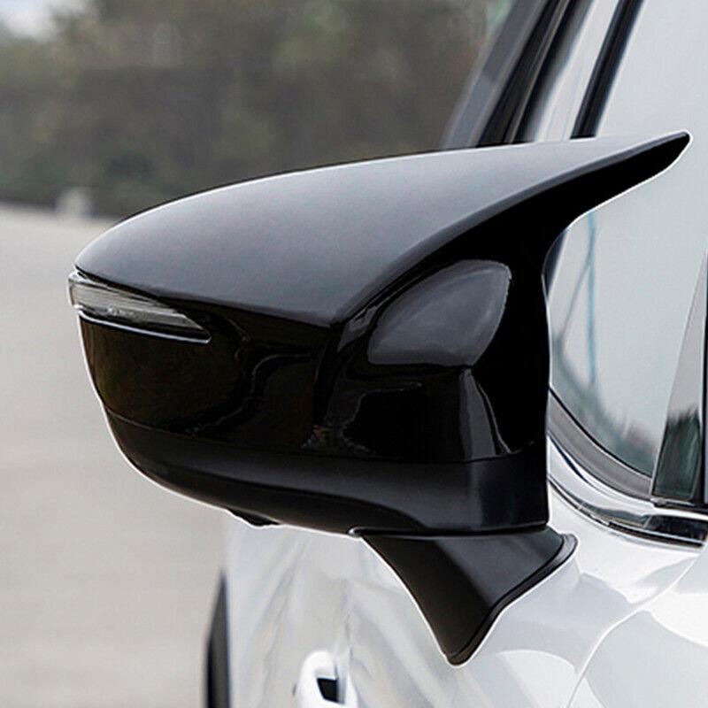 For Mazda CX-5 CX-3 CX-4 Car Rearview Side Mirror Cover Wing Cap Horn Exterior Door Rear View Case Trim Sticker Carbon Fiber