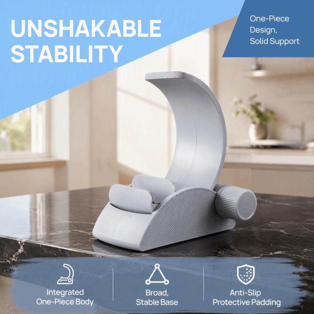 Adjustable Angle Mobile Phone Stand Gear Rotating Live Streaming Stand Hands Free Holder Vlog