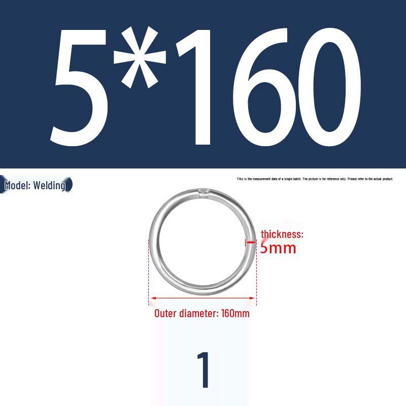 304 Stainless Steel Seamless O-Ring for Lifting and Hammock Yoga Connection