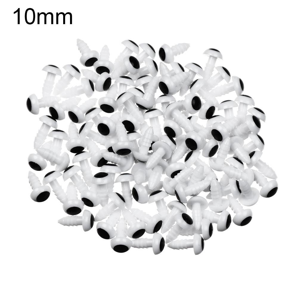 100Pcs Plastic Animal Safety Eyes For Toys Crochet Teddy Bear Stuffed For Dolls Craft Amigurumi Accessories10/12/14/16/18/20mm
