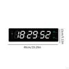 Contemporary LED Wall Clock with Large Digital Display for Stylish Home Decor