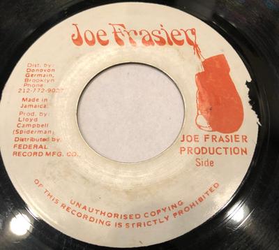7inch Record ERROL SCORCHER SKIN FLESH BONE Adults Only Africa Dub NONE Joe Frasier 1976 Jamaica Reggae Ska Dub Used