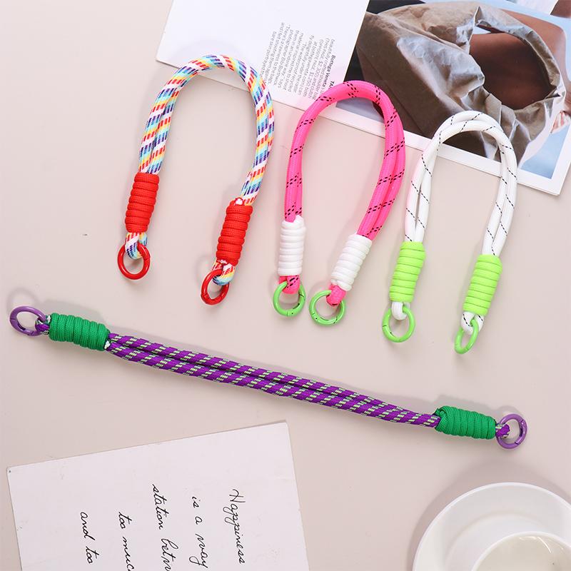 Pletené pouzdro na telefon Lanyard Klíčenka Lany Popruh Láhev na vodu Lanka proti vypadnutí Přívěsek na klíče Batoh Přívěsek Dekor Lanyard