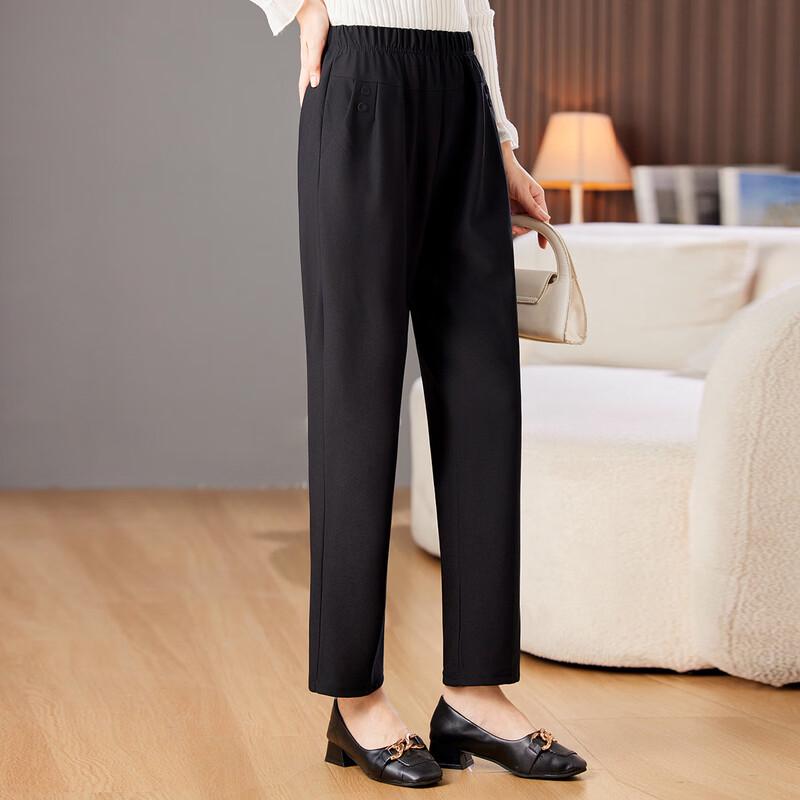 Paster Women's Loose Fit Elastic Waist Casual Pants