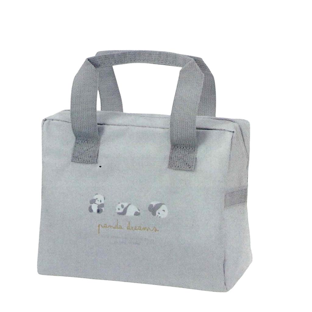 OSK Panda Lunch Bag Light 230 x 190 x 130mm TB-49, Gray,