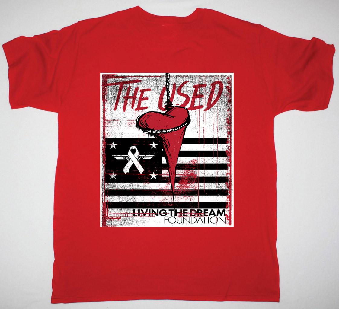 NEW RARE The Used Band Gift For Fan Red All Size Shirt S