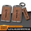 Alloy Car Key Case Cover Shell Holder Protector Leather Auto Styling Accessories For Honda New Civic ZRV 11th Gen Integra 2023VH2 