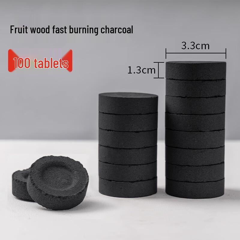 Zhongji Fast-Ignite Fruitwood BBQ Charcoal Briquettes 33mm