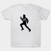 Men Black Print T-shirt Ethan Runs (Fan Designed) No-Cut Transfer Paper Print Cotton Tshirt