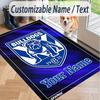 Custom Text Printed Rug Canterbury-Bankstown Bulldogs Non Slip Floor Carpet For Home Room Decor