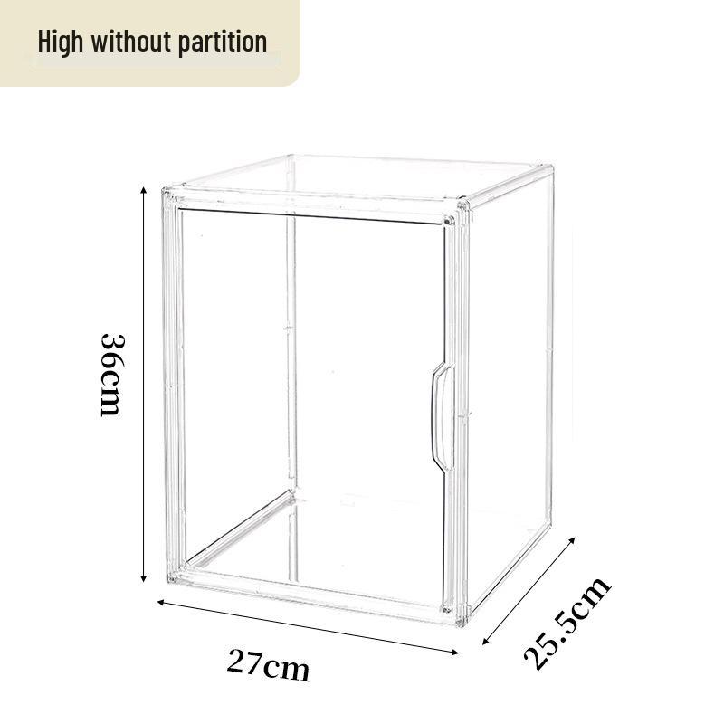 Acrylic Display Case with Shelves for Model Figures, Dolls, and Blind Box Figurines 