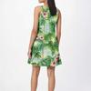 Robe de plage tendance pour femme, sans manches, col rond, imprimé floral