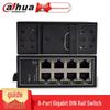 Dahua DH-IS3000C-8GT-DC 8-Port Gigabit Industrial Surveillance Switch CN Plug (adapter Included)