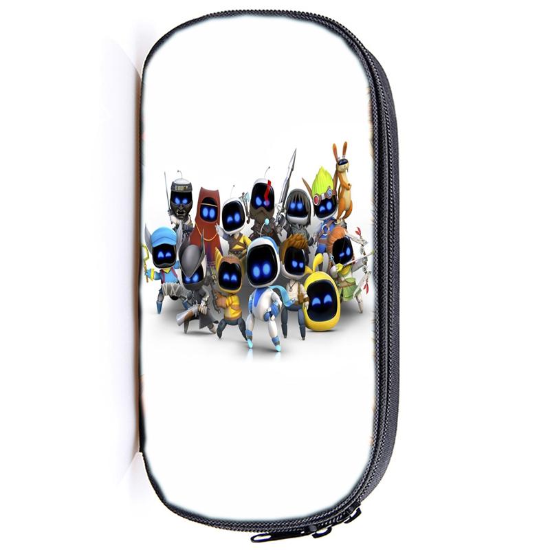 Astro Bot Astronaut Pencil Case Zip Pencil Bag Pouch Function Portable Pencil Case with Zipper Student Stationery Supplies